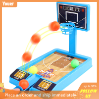 【Youer】 เครื่องยิงบาสเกตบอลนิ้วขนาดเล็กบอร์ดเดสก์ท็อปเกมกีฬาแบบโต้ตอบ