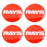 สติกเกอร์ติดดุมล้อ RAYS ขนาด 39mm. 1 ชุดมี 4 ชิ้น