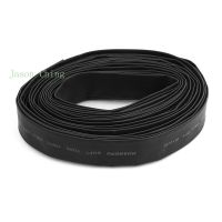 16mm Dia. Diameter Heat Shrinkable Tube Shrink Tubing 5Meter 16.4FT Black Color Cable Management