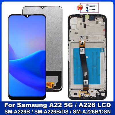 Original 6.6 For Samsung Galaxy A22 5G LCD Touch Screen Digitizer Assembly Replacement For A226 A226B SM-A226B/DSN Display
