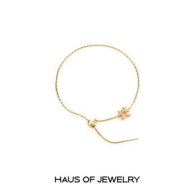 Haus of Jewelry - EVER No.2 Chain Bracelet สร้อยข้อมือ งานเงินแท้ 925 แบบที่ 2 สร้อยแบบลาย