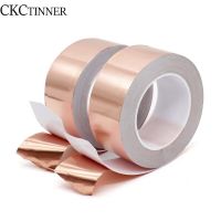 30 Meters Single-sided Conductor Copper Foil Tape EMI Shielding Heat Resist Tape Repair Adhesive Tape 5/8/10/12mm Adhesives Tape