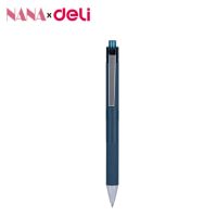 NANA ปากกาหมึกเจลแบบกด ปากกา ปากกาเจล ปลอกยาง ปากกาหมึกดำ 3ด้าม 5ด้าม 0.5มม. หมึกดำ เปลี่ยนไส้ได้ ส่งแบบสุ่มสี