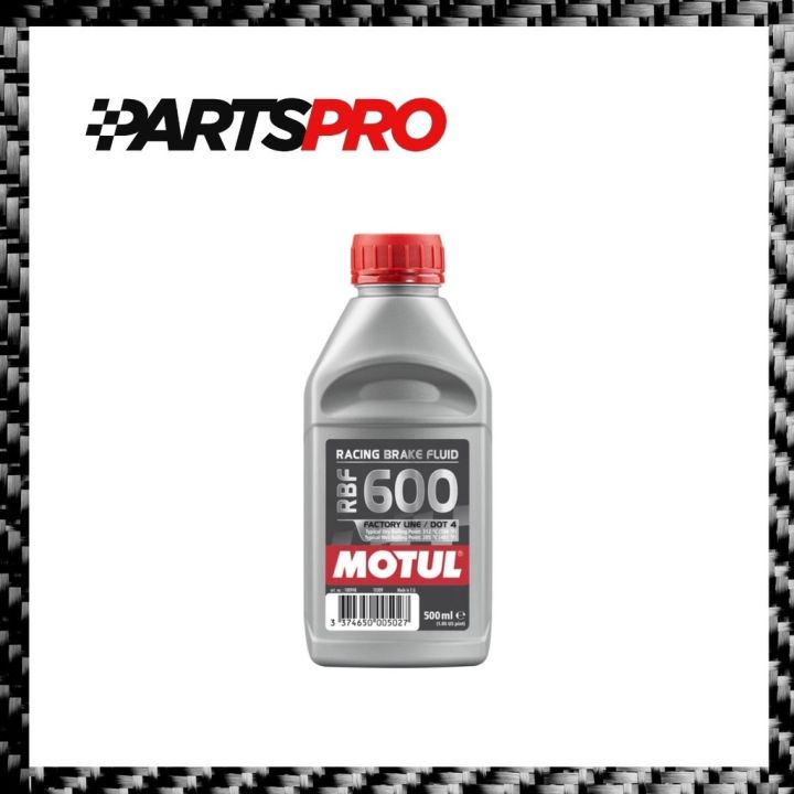 Motul Brake Fluid RBF 600 Factory Line Synthetic Dot 4 Racing 500ml - Set of 3