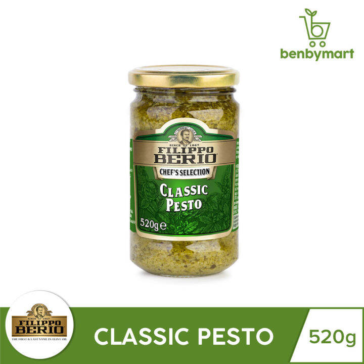 Filippo Berio Classic Pesto 520g | Lazada PH