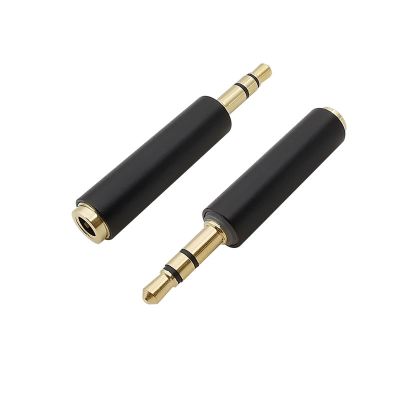 Gold Plated 3.5mm 4Polo Female To 3.5mm 3Pole Male Audio Microphone Connector TRS Plug to TRRS Jack Socket Mic Converter Adapter