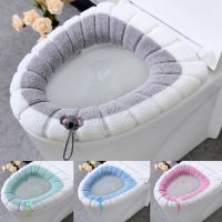 Handle Toilet Seat Cover Thickened Winter Warm Cushion Padding Closestool Mat Portable WC Washable Universal Bathroom Supplies