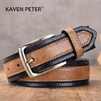 Designer Belts Men Pu Genuine Leather Fashion Casual Strap Male Jeans Luxury Brand Alloy Metal Pin Buckle Cintos Masculinos Belts