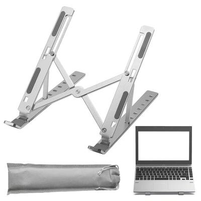 Foldable Non-slip 6-level Adjustable Laptop Stand Portable Aluminum Alloy Laptop Stand Notebook Holder For 10-15.6 Inch Laptops Laptop Stands