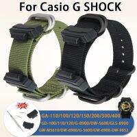 22มม.สายคล้องคอและ16มม.นูนอินเทอร์เฟซสำหรับCasio G-Shock GD110/110/120 GA110/100/140/150/200/300/400/700/735 DW5600 DW6900 GA400พร้อมตัวเชื่อมอะแดปเตอร์และติดตั้งเครื่องมือ