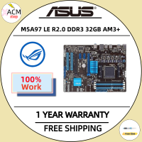 ใช้สำหรับ ASUS M5A97 LE R2.0เมนบอร์ดดั้งเดิมสำหรับ AM3 AMD Socket + DDR3 32GB 32nm USB3.0 USB2.0 140W 970เมนบอร์ดเดสก์ท็อปที่ใช้พีซี