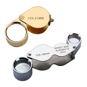 Metal Jewelry Magnifying Glass Jewelers Eye Tool Jewellery Folding