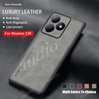 เคสหนังสุดหรูสำหรับ Realme C51 C53 NFC Touch สบาย TPU เคส Realme C51 53 51C 53C Nfc RealmeC51กันกระแทกปกป้องหน้าจอกล้องกรอบหลังซิลิโคนด้าน