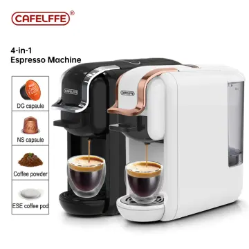 HiBREW Coffee Machine Cafetera Hot/Cold 5in1 Multiple 19Bar Dolce Gusto  Milk&Nexpresso Capsule ESE pod Ground