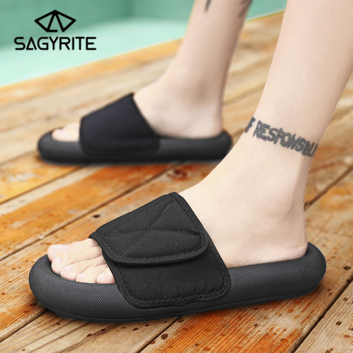 sagyrite-ขนาด36-45คู่สไลด์ผู้ชายรองเท้าแตะผู้หญิงแฟชั่นรองเท้าแตะชายหาดคู่บ้านรองเท้า
