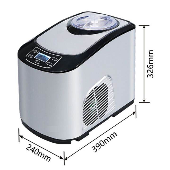 ICM16A Ice Cream Machine 1.5L Fully Automatic Compressor Fast Home