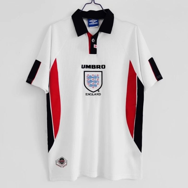เสื้อกีฬาแขนสั้น-ลายทีมชาติฟุตบอล-england-1998-season-คุณภาพสูง-ไซซ์-s-xxl