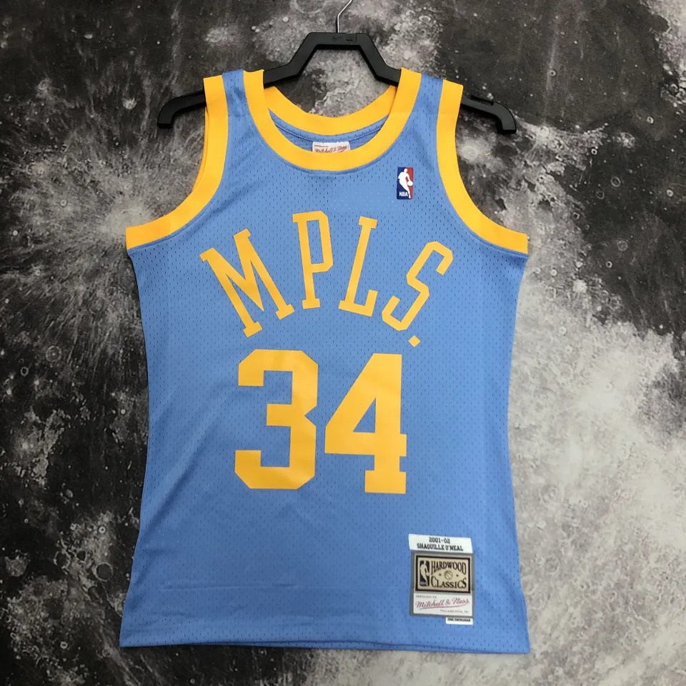 Shaquille O'Neal Los Angeles Lakers MPLS Mitchell & Ness Authentic