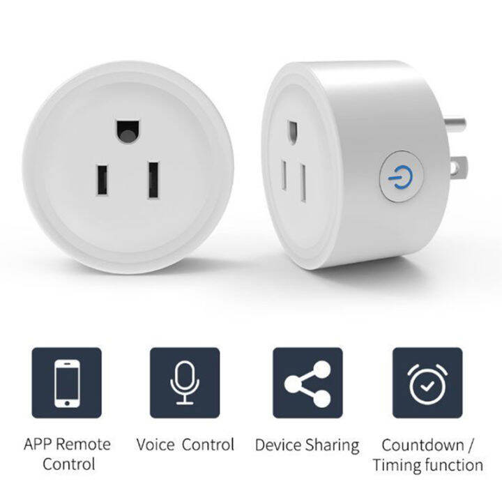 Smart Metering Socket Voice Control Remote Control US Plug 10A Direct