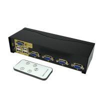 usb vga kvm switch 4 in 1 out vga svga switch Adapter Connect Printer Keyboard Mouse 4 Computer Use 1 Monitor