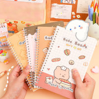 Kawaii Cartoon Notebook Cute Diary Journal Planner Sketchbook Portable Coil Notepad Korean Stationery School Office Supplies