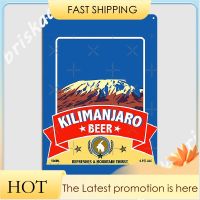 Kilimanjaro พลัสขนาดเบียร์เสื้อวันศุกร์คืนความสนุกบาร์โลหะแผ่นโปสเตอร์ Wall Plaques โรงภาพยนตร์ Garage พิมพ์ดีบุกโลโก้โปสเตอร์ 20 * 30 ซม