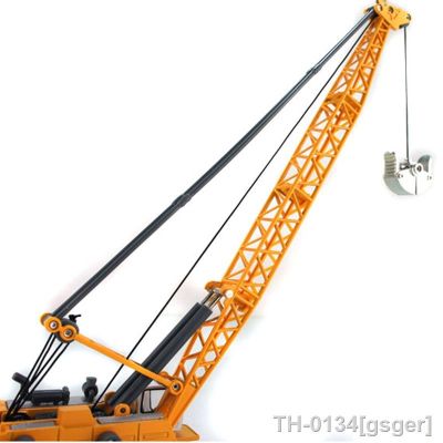 ℡✔♕ Coleção de carrinhos escavadeira com cabo liga metálica torre escavadeira modelo caminhão máquina brinquedo engenharia f escala 1/55
