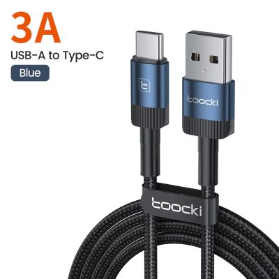 Toocki Usb Type C Cable 3a สายชาร์จเร็วที่ชาร์จแบรนด์เสี่ยวมี่ S21 S10 Samsung ข้อมูล Realme โทรศัพท์มือถือ Type C สำหรับ Usb