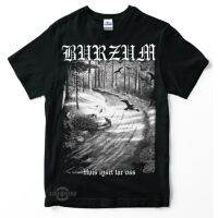 เสื้อยืดพรีเมี่ยมเสื้อยืด พิมพ์ลาย burzum 4 HVIS LYSET TAR OSS พรีเมี่ยม สีดําเข้ม สไตล์นอร์เวย์