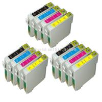 【In-demand】 lixuetong 12ใช้ได้ T0715 XL หมึกสำหรับ Epson สไตลัส SX215 SX218 SX415เครื่องพิมพ์ SX515