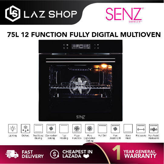 Senz 75L Built in Oven 14 Functions SZOV751414F 12 Functions SZ