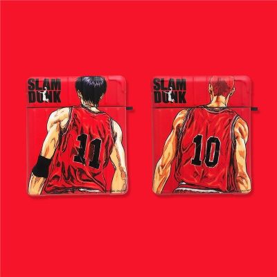 SLAMDUNK เคส pro 1/2 ญี่ปุ่นการ์ตูนสแลมดังก์สตรีทแฟชั่นเคสแอร์พอดยางซิลิโคนCase Airpods gen soft case