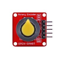 OPEN-SMART EC11 Rotary Encoder โมดูลองศา Incremental Pulse Potentiometer ปุ่มควบคุมระดับเสียงพร้อมปุ่มสำหรับ Arduino