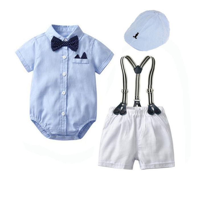 summer-baby-clothing-sets-newborn-infant-baby-boys-clothes-suit-short-sleeve-gentleman-romper-shorts-suit-hat-3pcs-outfits-for-baby-0-18-months-fw1