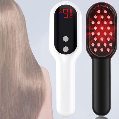 ☈♧ Alwafore Head Massage Comb Anti Hair Loss Infrared Hair Growth Comb Scalp Massager Red Light Treatment Head Scalp Massage