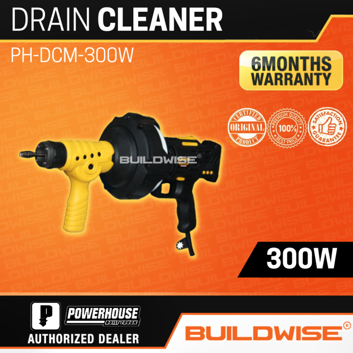 Powerhouse Drain Cleaner / Sink Auger Cleaning Machine 300W PHDCM300W