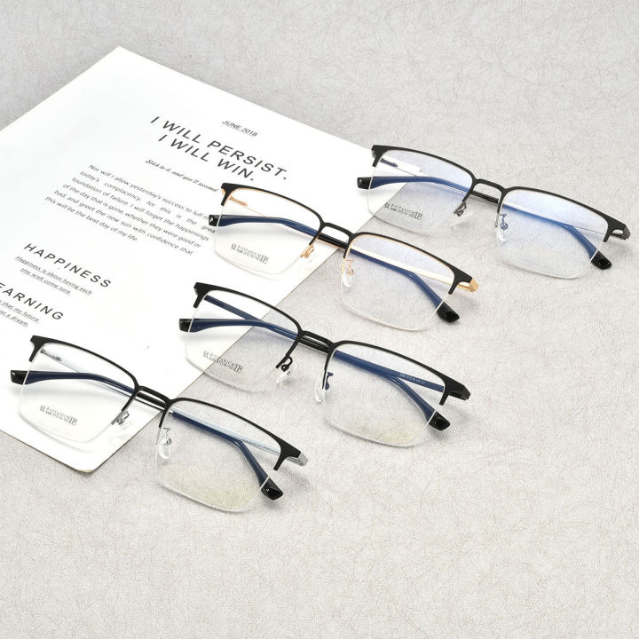 ใหม่-fililai-กรอบแว่นตากึ่งไทเทเนียมกึ่งแม่เหล็กกรอบแว่นสายตาสั้นผู้ชายกรอบแว่นตาธุรกิจย้อนยุค-danyang