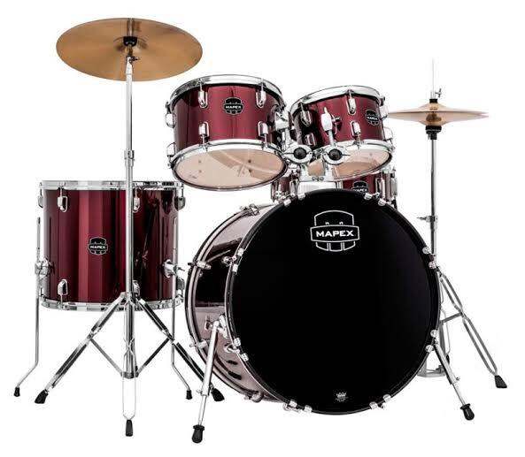 mapex-กลองชุด-5-ใบ-acoustic-drum-set-รุ่น-pordigy-สี-bungundy