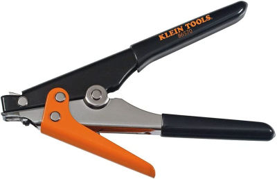 Klein Tools 86570 Tie Tensioning Tool, for Ties Rated at 120 to 250-Pound, Supplies up to 65-Pound of Tension, Handle Grips for Comfort