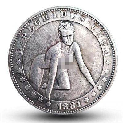 Wanderer Coin เหรียญเซ็กซี่สำเนาดอลลาร์อเมริกันมอร์แกนเหรียญที่ระลึกสำเนา LYB3816ธนาคารเงิน
