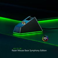 Mouse Razer แท่นชาร์จ Chroma RGB USB ส่องสว่างสำหรับ Basilisk Ultimate , Naga Pro