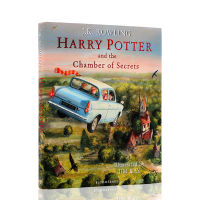 English original genuine Harry Potter and chamber of Secrets illustrations hardcover color book illustration Book JK Rowling English novel book
