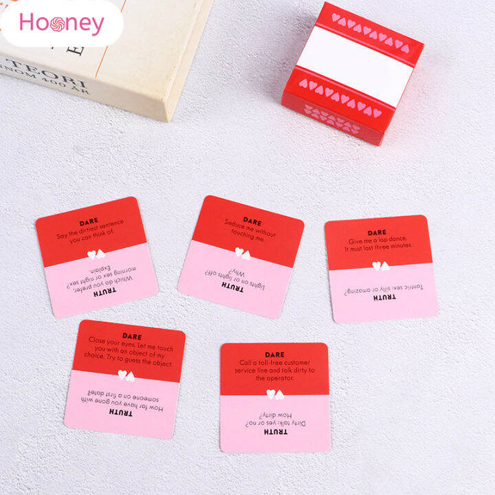 hooney-ความจริงหรือเกมการ์ด-dare-ที่มีความกล้าหาญเฮฮาและความจริงที่น่ากลัวของขวัญซนสำหรับคู่รัก