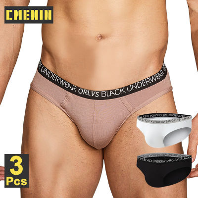 CMENIN ORLVS 3Pcs ใหม่ Modal เซ็กซี่ชายชุดชั้นในชายกางเกงสะโพกยกกางเกง Jockstrap กางเกงในชายชุดชั้นในสำหรับผู้ชาย OR6103