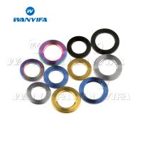 Wanyifa Titanium Washer M4 M5 M6 M8 M10 DIN912 Flat Spacer Gasket for Bicycle Cycling Motorcycle Car