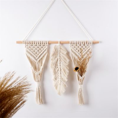 [Like Activities] Macrame แขวนผนัง Boho ตกแต่งผนังกระถางดอกไม้พรมสำหรับห้องนอนทางเข้าหอพัก