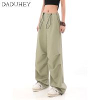 Pants Cargo Leg Wide Straight Hop Hip Pants Casual Loose Waist High Hiphop Womens Overalls Retro Style American DaDuHey?