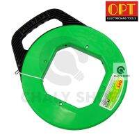 "OPT" BS-60 ฟิชเทปหุ้ม ฟิชเทปพร้อมตลับ (FISH TAPE) ความยาว 30 เมตร