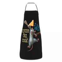 Custom Bib Cartoon Ratatouille Remy Aprons for Men Women Adult Chef Cooking Kitchen Animated Film Tablier Cuisine Gardening