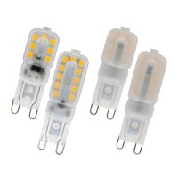 [Qingxin fabrics] ANBLUB หลอดไฟ G9ขนาดเล็ก LED 3W 5W 2835 SMD Lampada ไฟขั้วเกลียว220V 240V 14 22 SMD หรี่แสงได้โคมไฟระย้าแอลอีดีฮาโลเจน